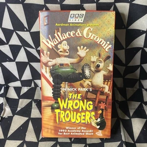 BBC Video Wallace And Gromit The Wrong Trousers Movie VHS Tape - Picture 1 of 8