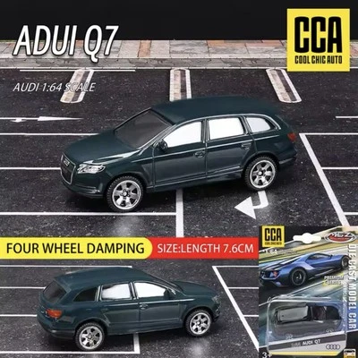 CCA Diecast Audi Q7 Green 1/64 Scale Official Model Car Collectible Toy - Image 1 of 3