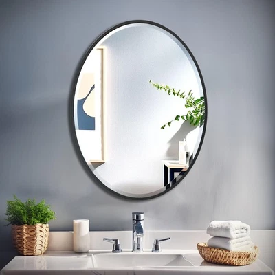 1821MX Bathroom Wall Mirror, 33" H x 25" W Modern Mirror for Living Room, Van... - Image 1 of 4