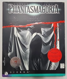 PHANTASMAGORIA Big Box Horror MAC Game (Sierra, 1995) 7 CD-Rom w/Insider's Guide - Picture 1 of 15