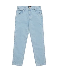 Jeans Pantaloni Casual da lavoro Denim UOMO Dickies Blu Chiaro Garyville Coton - Imagen 1 de 13