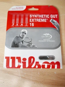 Cuerda de tenis Wilson Synthetic Gut Extreme 16 - Cuerda oficial US Open - Imagen 1 de 2