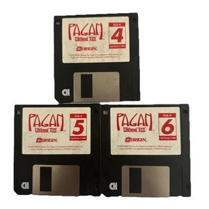 ULTIMA 8 VIII PAGAN Origins 3,5" Festplatten 4 5 6 NUR PC MS-DOS IBM Ersatz - Bild 1 von 2