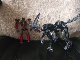 2004 LEGO Bionicle Warriors Toa Lhikan and Kikanalo 8811 Incomplete