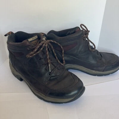 Ariat Terrain Leather Distressed Brown Hiking Boots Women's Size 8.5 - Image 1 of 4