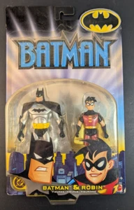 Paquete de 2 figuras de acción de Batman y Robin - Mattel 2002, nuevas en caja selladas B4889 DC Comics - Imagen 1 de 9