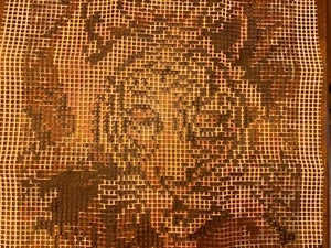 Kit de gancho de cierre vintage Tiger gancho de lana Hillcraft 18x17 sin trabajar - Imagen 1 de 10