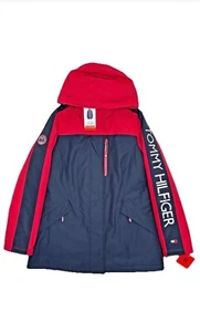 Tommy Hilfiger 1140505 Women's 3 In 1 System Jacket Large Size - Navy Small - Picture 1 of 3