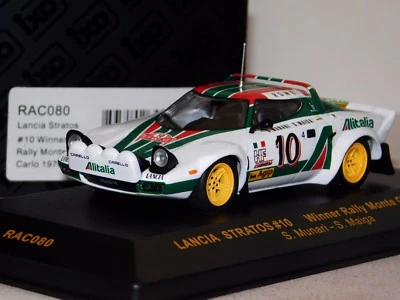 LANCIA STRATOS #10 S. MUNARI WINNER MONTE CARLO 1976 IXO RAC080 1/43 - Photo 1/3