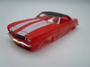 MODEL MOTORING RED W/ WHITE '69 CAMARO RS SHELL ~ NEW ~ FITS AURORA TJET - Picture 1 of 6