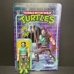 Super7 ‘s Teenage Mutant Ninja Turtles ReAction Action Figure Casey Jones TMNT - Picture 1 of 4