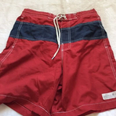 Мужские плавки Caribbean Joe размер Small красные синие с подкладкой No1743 - Изображение 1 из 4