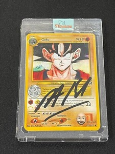2023 John Rudolph & Peter Kelamis Signed Auto Pokémon FIGHTING Art Card Goku 2/5