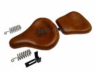 Fit For Royal Enfield Classic 500 350 Front & Rear Leather Seat Brown Tan