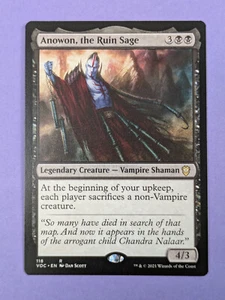 MTG Magic: Crimson Vow Commander: Anowon, the Ruin Sage Rare #118 - NM - Picture 1 of 2