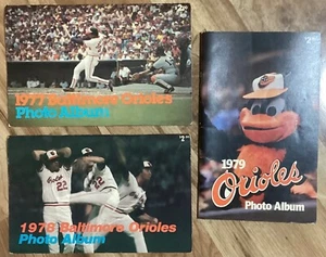 Baltimore Orioles 1977-78-79 Photo Albums (RARE) - Picture 1 of 8