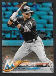 MARTIN PRADO 2018 Topps Series 1 RAINBOW FOIL - MIAMI MARLINS - #77 - Picture 1 of 1