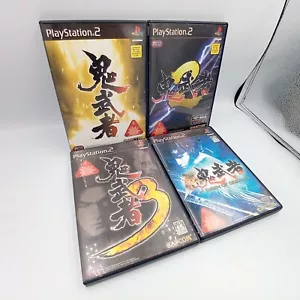 Onimusha 1 2 3 Dawn of Dreams Set Lot 4 PS2 PlayStation 2 Japanese CIB Complete - Picture 1 of 6