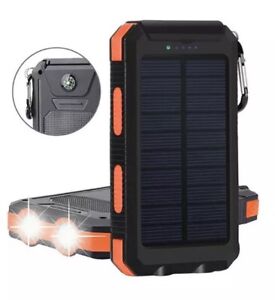 Portable Solar Power Bank Charger For Cell Phone 20000mah iPhone & Android