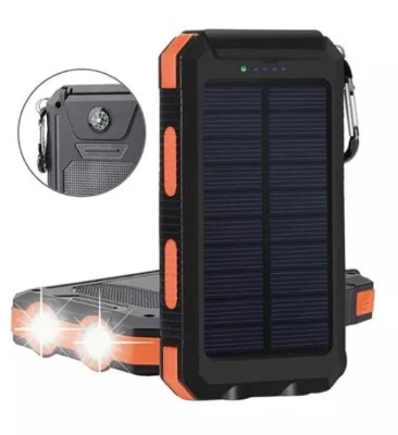 Portable Solar Power Bank Charger For Cell Phone 20000mah iPhone & Android - Image 1 of 4