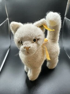 Peluche chat Steiff Sulla peluche Allemagne de l'Ouest 2735-16 - Photo 1 sur 7