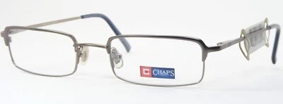 Vintage CHAPS Ralph Lauren 123 CZ9 Silver Grey EYEGLASSES GLASSES 50-20-140 mm Foto 1 de 4
