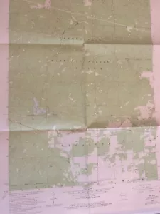 USGS Folded topographic map Wisconsin INO Quadrangle - Picture 1 of 7