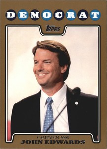 2008 Topps Campaign 2008 Gold #JE John Edwards 