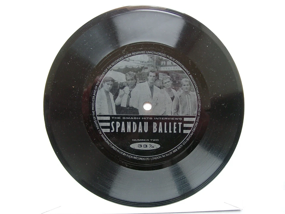 SPANDAU BALLET - The Smash Hits Interviews 7" - 1985 UK - Flexi-Disc - Image 1 of 1