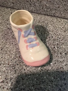Vintage Ceramic Baby Infant Shoe - Picture 1 of 6