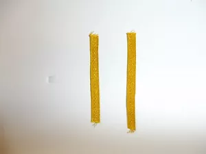 e4200p WW 2 German Kriegsmarine gold tress blue Collar tabs thin pair R18C - Picture 1 of 2