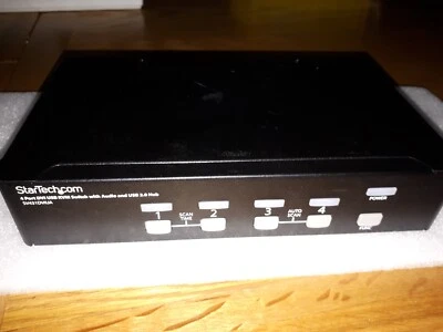 Startech 4 port DVI USB KVM Switch w/t Audio & USB 2.0 Hub (dead!) - Image 1 of 3