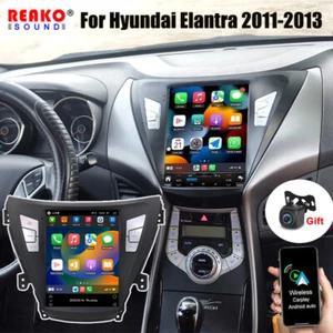 9.7in Tesla Style For Hyundai Elantra 2011-2013 Android 13 Car GPS Radio Stereo - Picture 1 of 19