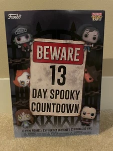 Funko POP! 13 Días Espeluznante Calendario de Adviento Cuenta Regresiva Bolsillo Pop - Completo 14 higos - Imagen 1 de 12