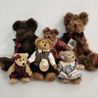 Boyds Bears Plush Stuffed Animal Lot of 6 Various Sizes Original Tags #1