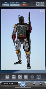 Topps Star Wars Card Trader NYCC 2016 Boba Fett DIGITAL