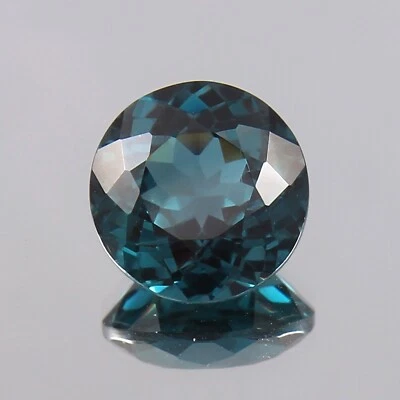 4.30 CT Natürlich Indicolite Blau Grün Turmalin 10 MM Lose Rund Schliff - Bild 1 von 4