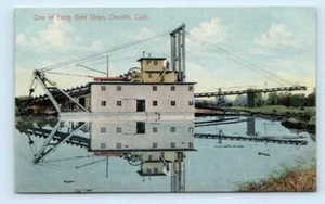 OROVILLE, CA California ~ One of FORTY GOLD DREDGERS 1909 Butte County Postcard - Picture 1 of 2