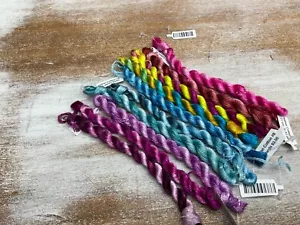 Tuscan Rose hand dyed ITALIAN Cotton thread SIZE 8 - 10 skeins 27 yards - lot 11 - Picture 1 of 3