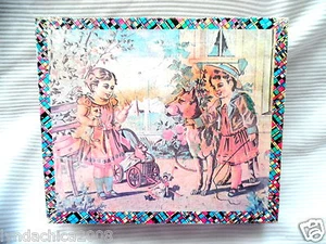 Vintage Wooden Puzzle Blocks (6 Puzzles included) - Picture 1 of 3