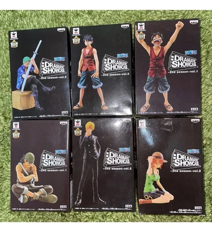 One Piece Dramatic Showcase Figure Set Luffy Zoro Nami Sanji Usoppu Japan Lot Cover