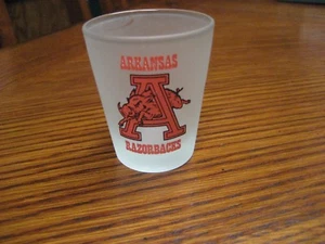 ARKANSAS RAZORBACKS shot glass  - Picture 1 of 1