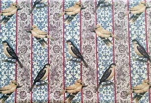Birds fabric covered,box framed,Memo/message/pin Board - Picture 1 of 2