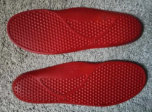 New New Balance Einlegesohlen Herren 9,5 Damen 11 Ersatz Komfort Kissen ROT Unterstützung - Bild 1 von 3