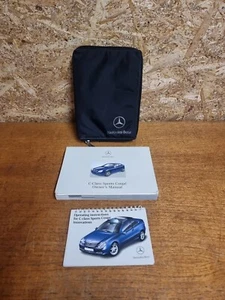 00-08 Mercedes C Class Sports Coupe Owners Handbook Manual And Wallet - Picture 1 of 5