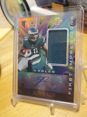 2020 ILLUSIONS JALEN REAGOR RPG 2/299  PHILADELPHIA EAGLES BRILLIANT HOBBY - Image 1 of 4