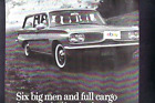 Pontiac 1961 Tempest Safari Wagon Car Of Year 6 Big Men & Cargo 10" X 13" Ad