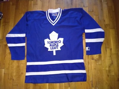 Toronto Maple Leafs NHL Vintage Hockey Jersey Starter size L - Image 1 of 4