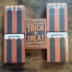 Trick or Treat Spielkarten Neu Kings Wild Project Shorts Halloween Deck - Bild 1 von 30