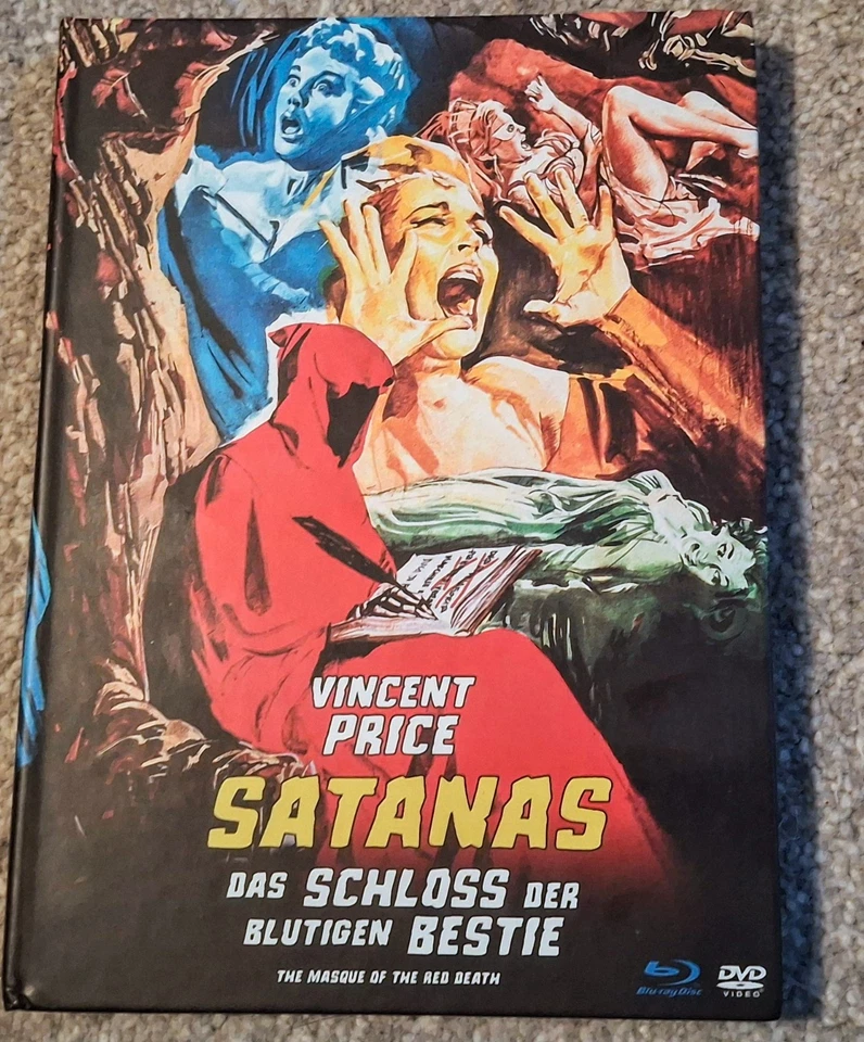 THE MASQUE OF THE RED DEATH *1964 / 2 Disc Mediabook* NEW Region B Blu Ray - Image 1 of 4